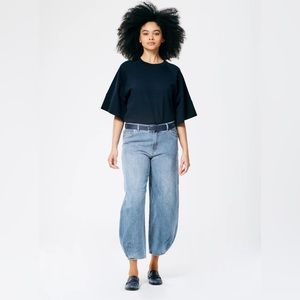 Tibi Classic Wash Denim Brancusi Jean